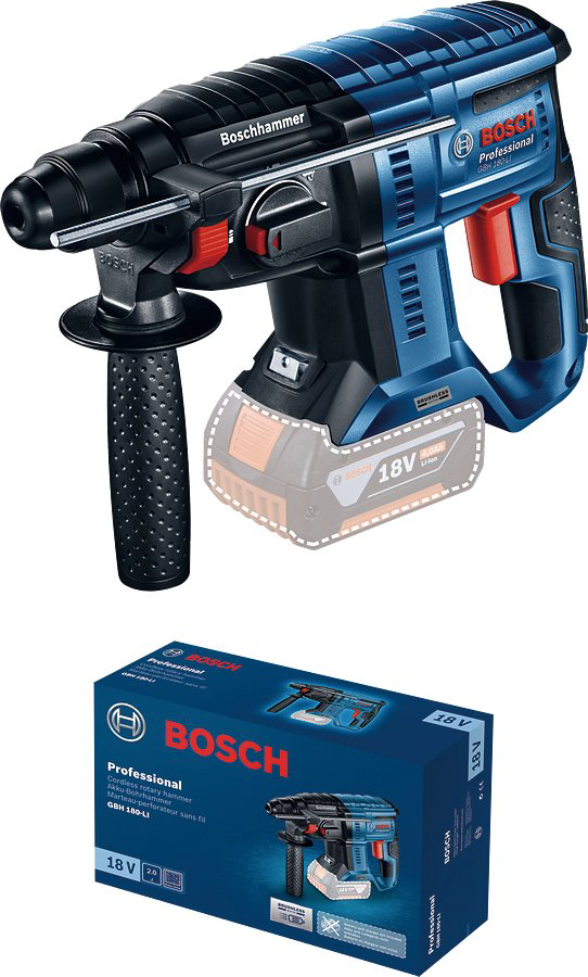 Аккумуляторный перфоратор с патроном SDS plus, GBH 180LI Professional, 0611911120 - ForteMarket Аккумуляторный перфоратор с патроном SDS plus, GBH 180LI Professional, 0611911120 купить,NaN