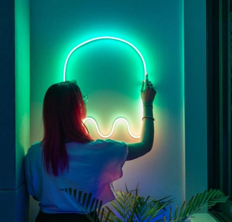 Электрогирлянда Светодиодная лента Twinkly цвет свечения мультиколор 2 м купить,NaN