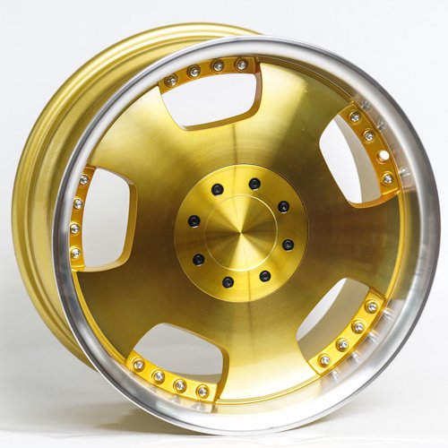 Комплект дисков Kipardo DH 8х100/114,3 R17х9,5 СВ73,1 ЕТ30 задняя ось rose gold machined lip+chrome rivets купить,NaN