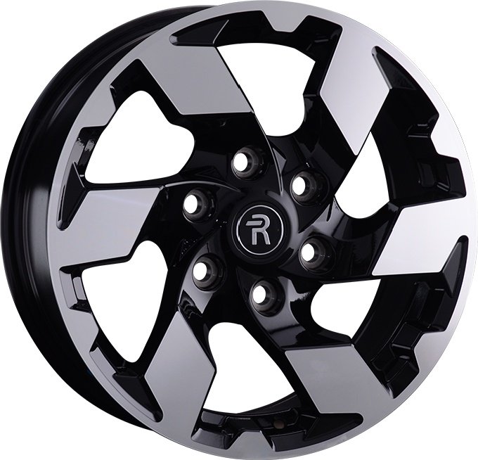 Комплект дисков Replica Replay MI167 6х139,7 R17х7,5 СВ67,1 ЕТ38 BKFP купить,NaN