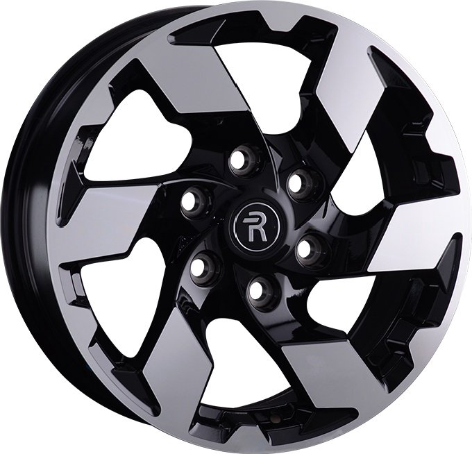 Комплект дисков Replica Replay MI167 6х139,7 R17х7,5 СВ67,1 ЕТ38 BKFP купить,NaN