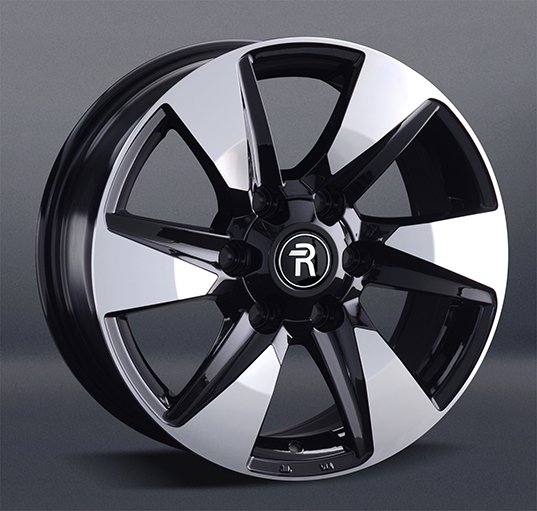 Комплект дисков Replica Replay MI147 6х139,7 R17х7,5 СВ67,1 ЕТ38 BKF