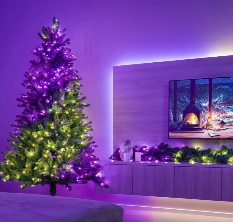 Электрогирлянда Сетка Twinkly цвет свечения мультиколор 20 м купить,NaN