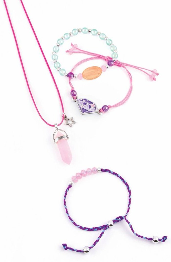 Набор для творчества MAKE IT REAL Браслеты с бусинами POSITIVE GEMS JEWELRY - ForteMarket Набор для творчества MAKE IT REAL Браслеты с бусинами POSITIVE GEMS JEWELRY купить,0