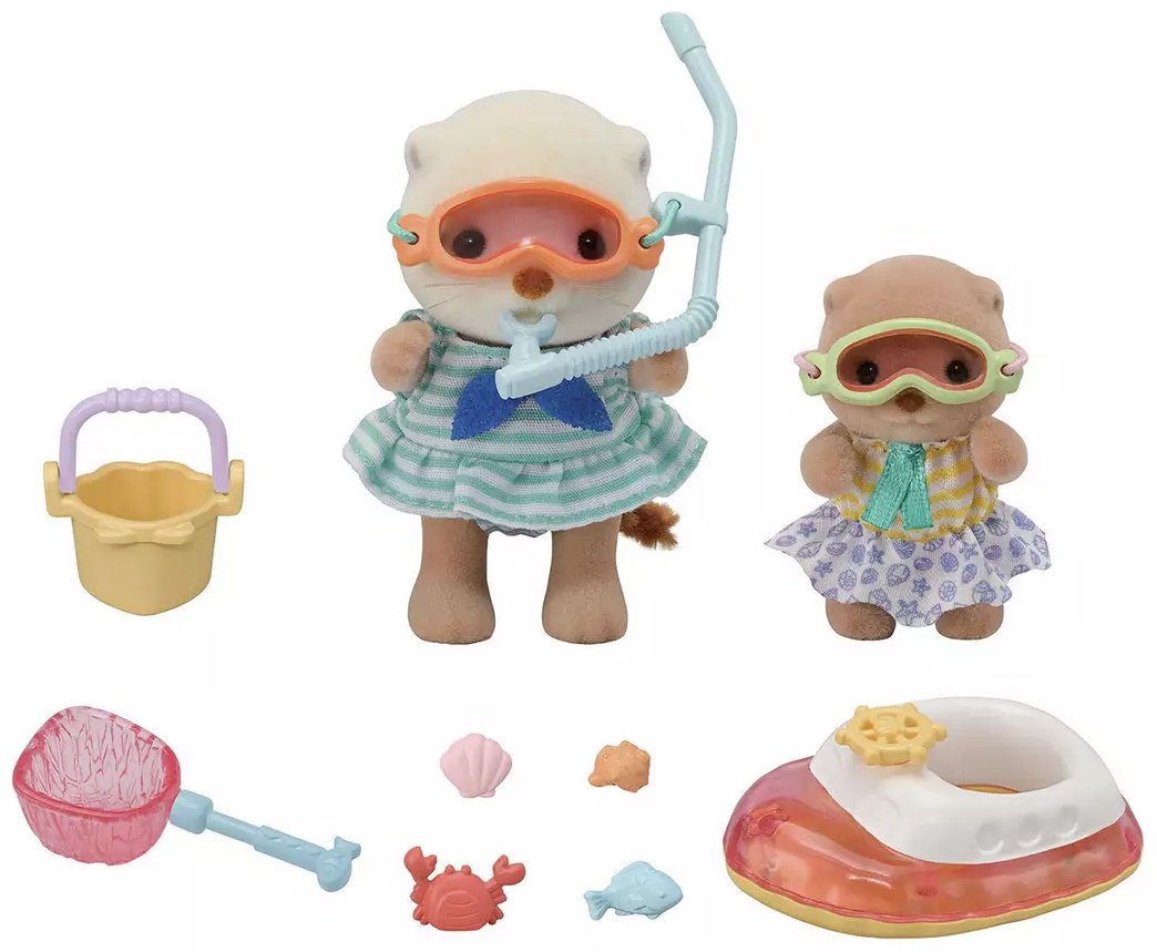 Набор Морские выдры и набор для подводного плавания Sylvanian Families