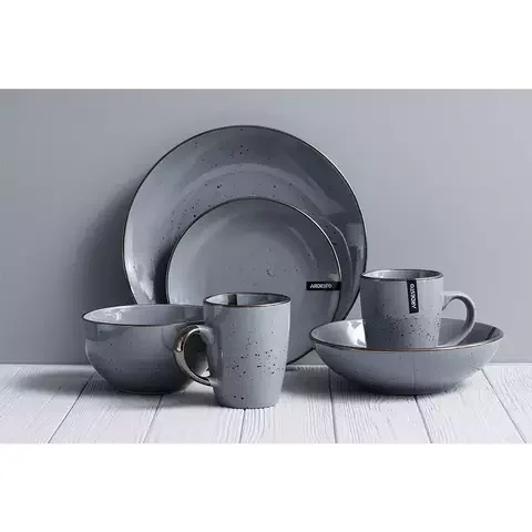 Ardesto тарелка AR2920GREY 20 см 1 шт, керамика купить,0