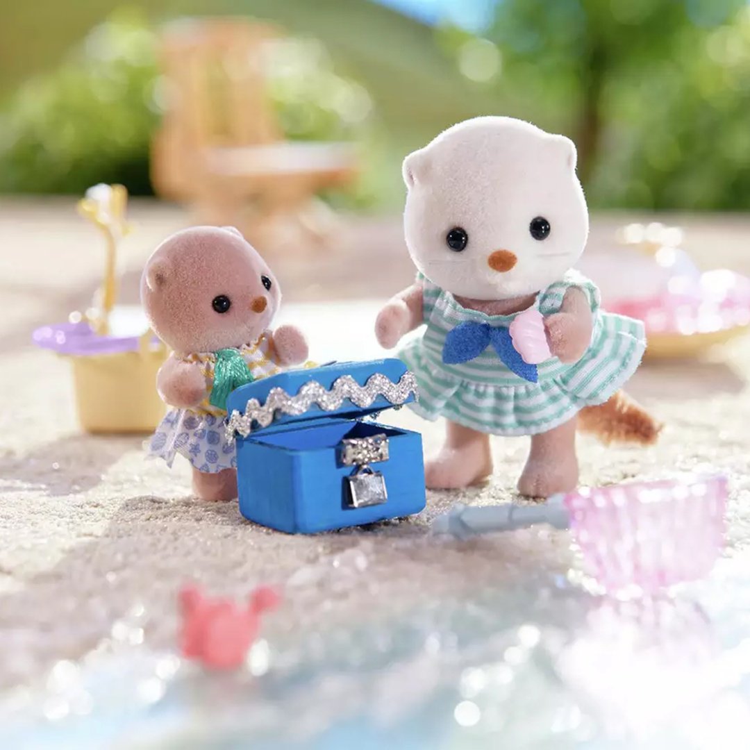 Набор Морские выдры и набор для подводного плавания Sylvanian Families купить,0