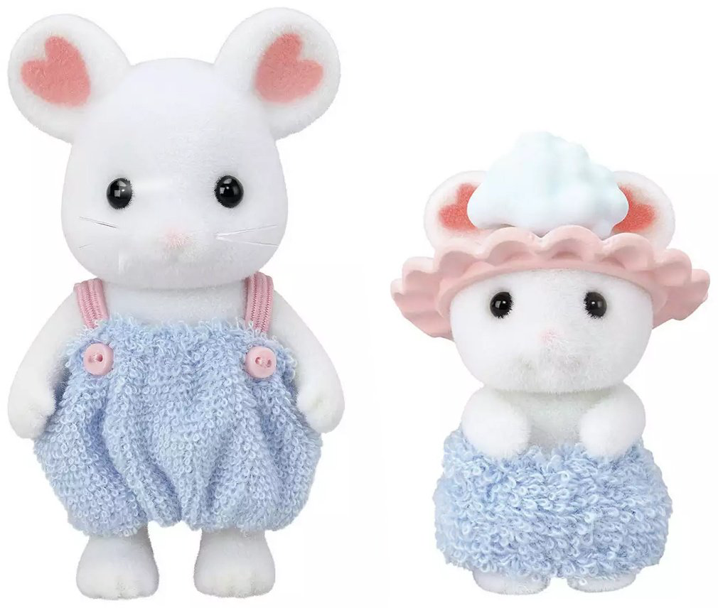 Набор Зефирные мышата и набор для купания Sylvanian Families купить,NaN