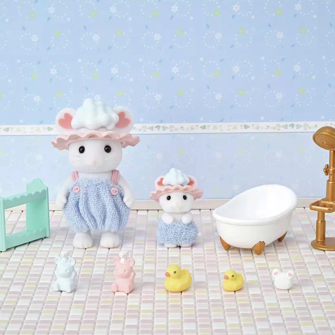 Набор Зефирные мышата и набор для купания Sylvanian Families купить,NaN