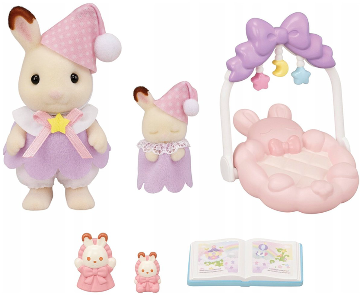 Набор Крольчата в спальных костюмах Sylvanian Families купить,NaN