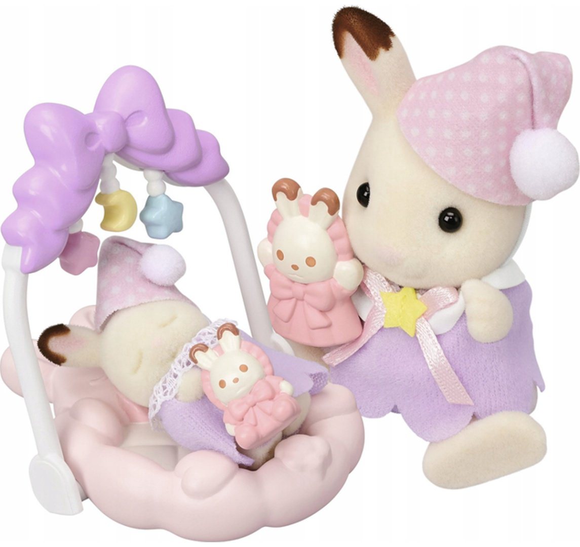 Набор Крольчата в спальных костюмах Sylvanian Families купить,NaN