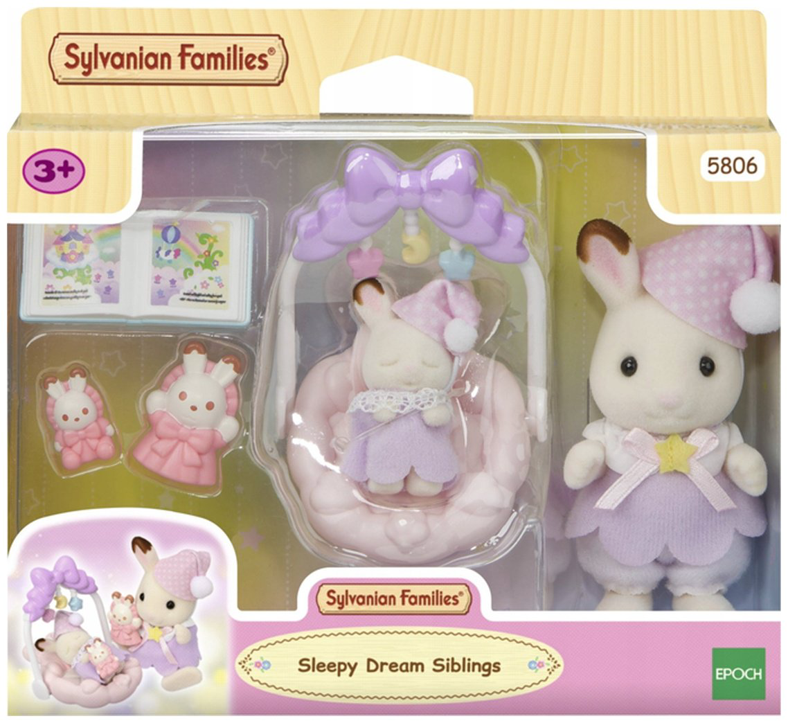 Набор Крольчата в спальных костюмах Sylvanian Families купить,NaN