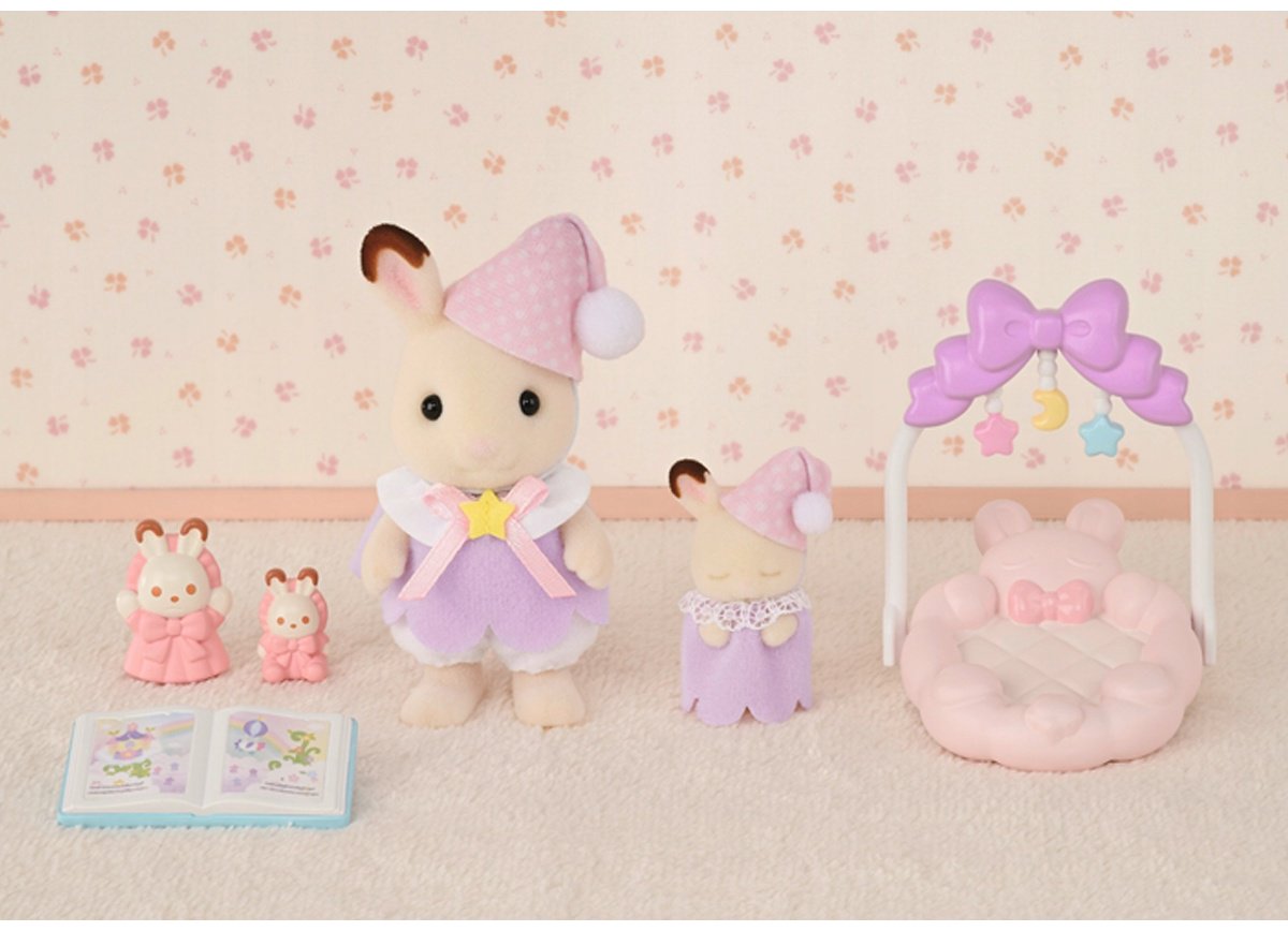 Набор Крольчата в спальных костюмах Sylvanian Families купить,NaN