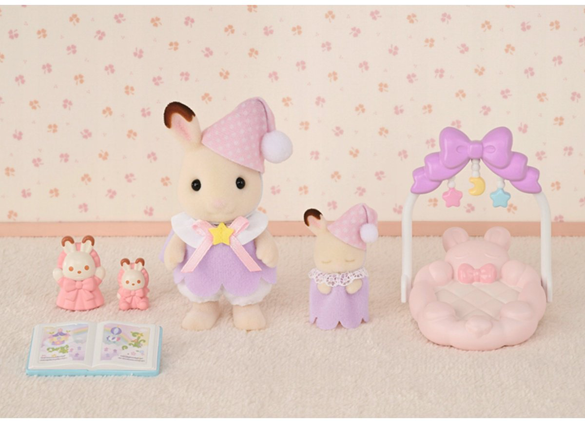Набор Крольчата в спальных костюмах Sylvanian Families купить,NaN