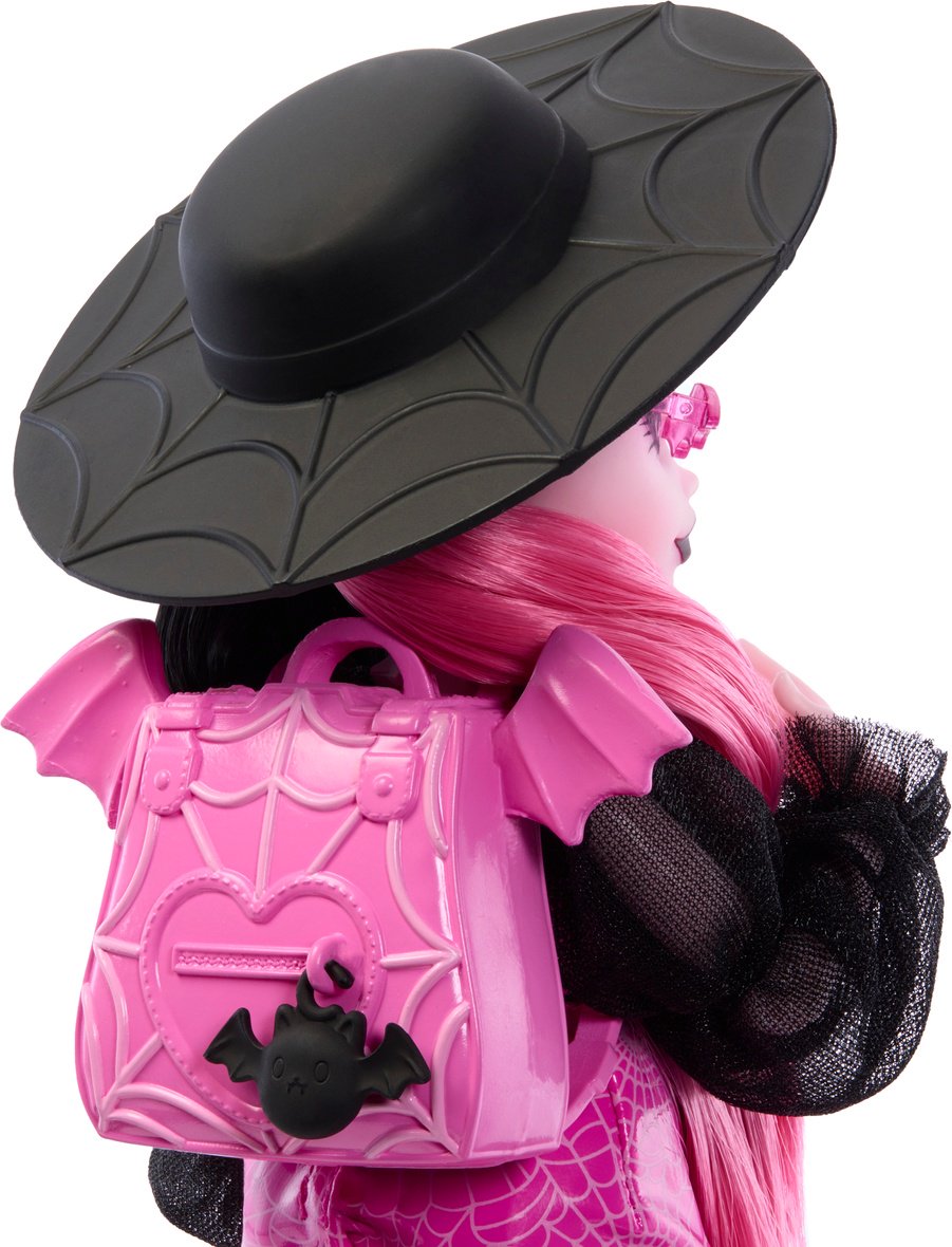 Кукла-модель Monster High Дракулаура с питомцем Bat-Cat Count Fabulous 28 см купить,NaN