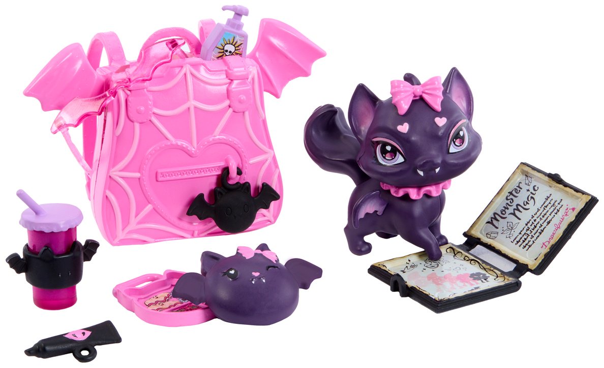 Кукла-модель Monster High Дракулаура с питомцем Bat-Cat Count Fabulous 28 см купить,NaN