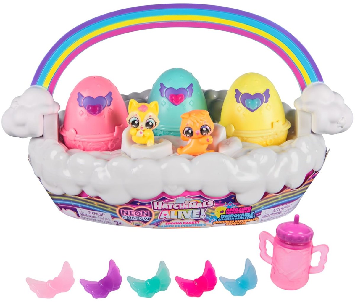 Набор Неоновая радужная корзинка Hatchimals