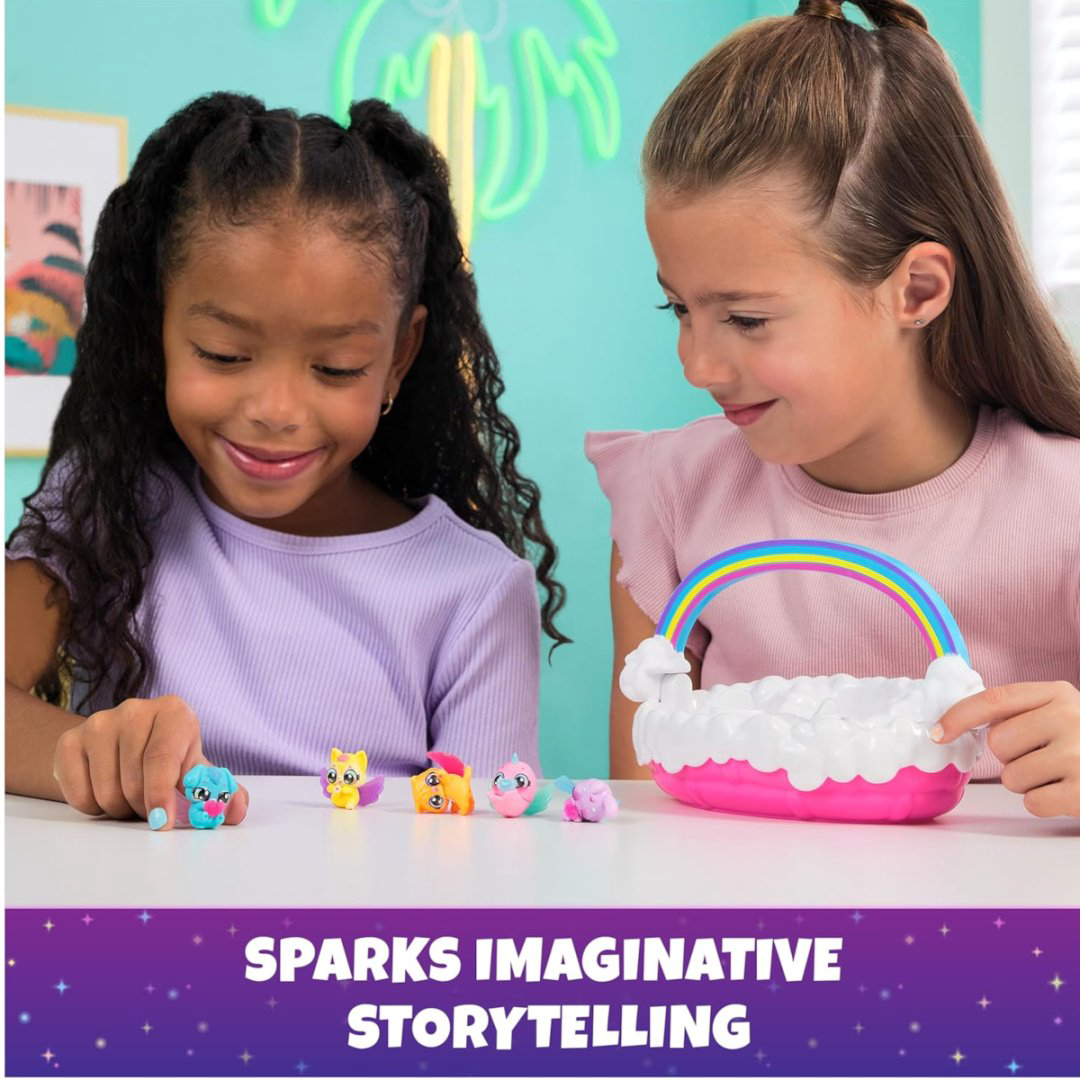Набор Неоновая радужная корзинка Hatchimals купить,NaN