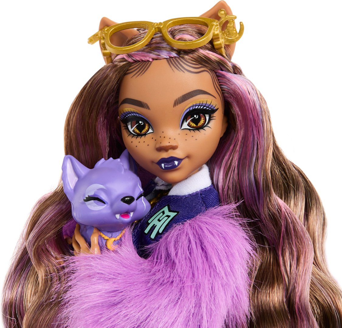 Кукла-модель Monster High Клодин Вульф с собачкой Полумесяц 27 см купить,0