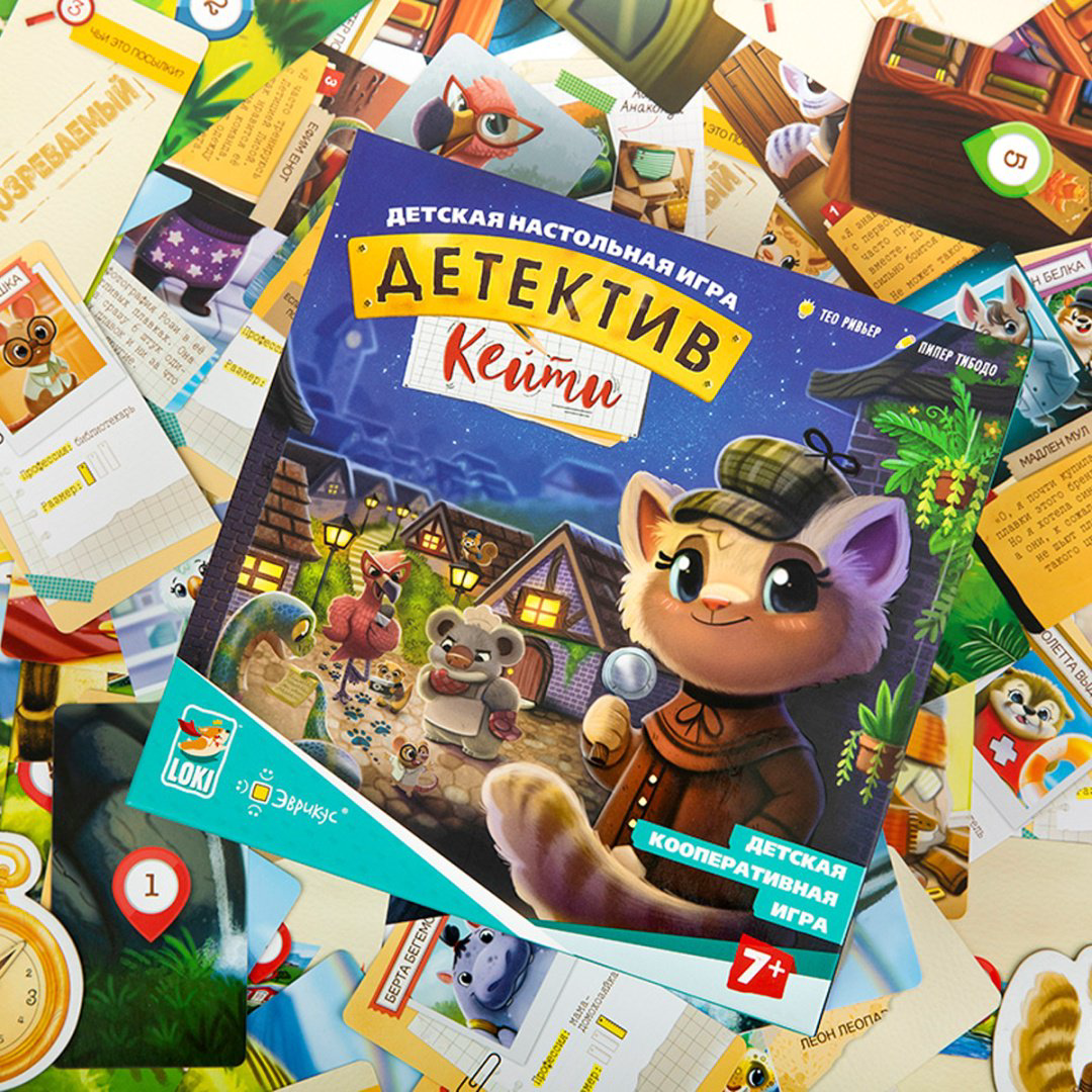 Настольная игра Эврикус Детектив Кейти купить,NaN