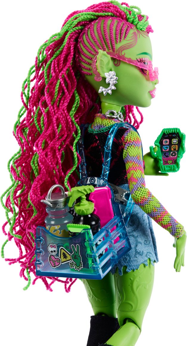 Кукла-модель Monster High Венера МакФлайтрап с питомцем Чулианом 28 см