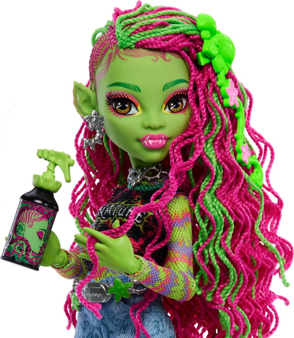 Кукла-модель Monster High Венера МакФлайтрап с питомцем Чулианом 28 см