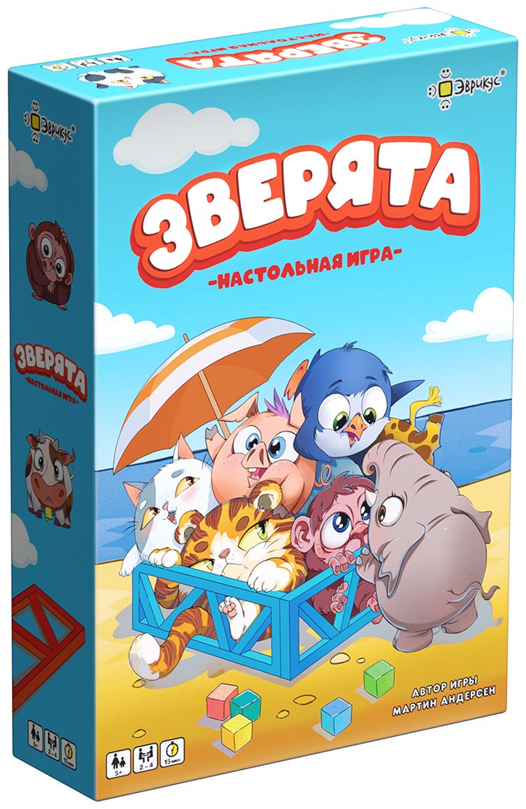 Настольная игра Эврикус Зверята