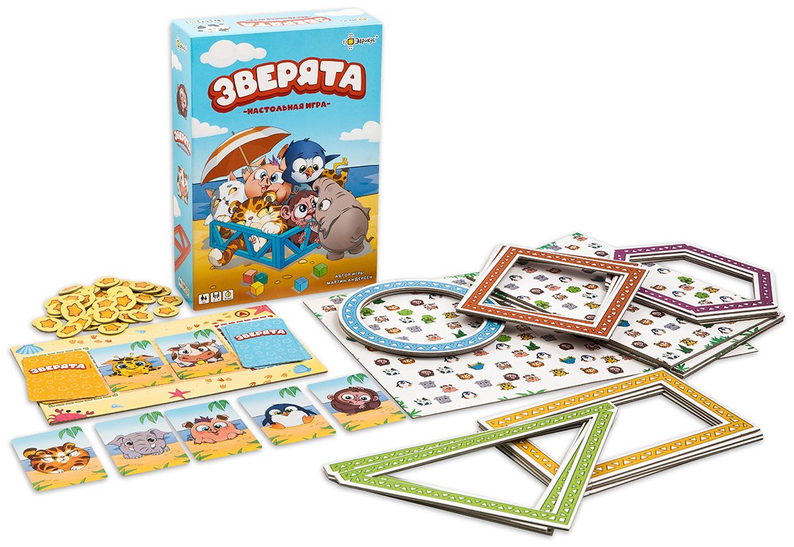 Настольная игра Эврикус Зверята - ForteMarket Настольная игра Эврикус Зверята купить,0