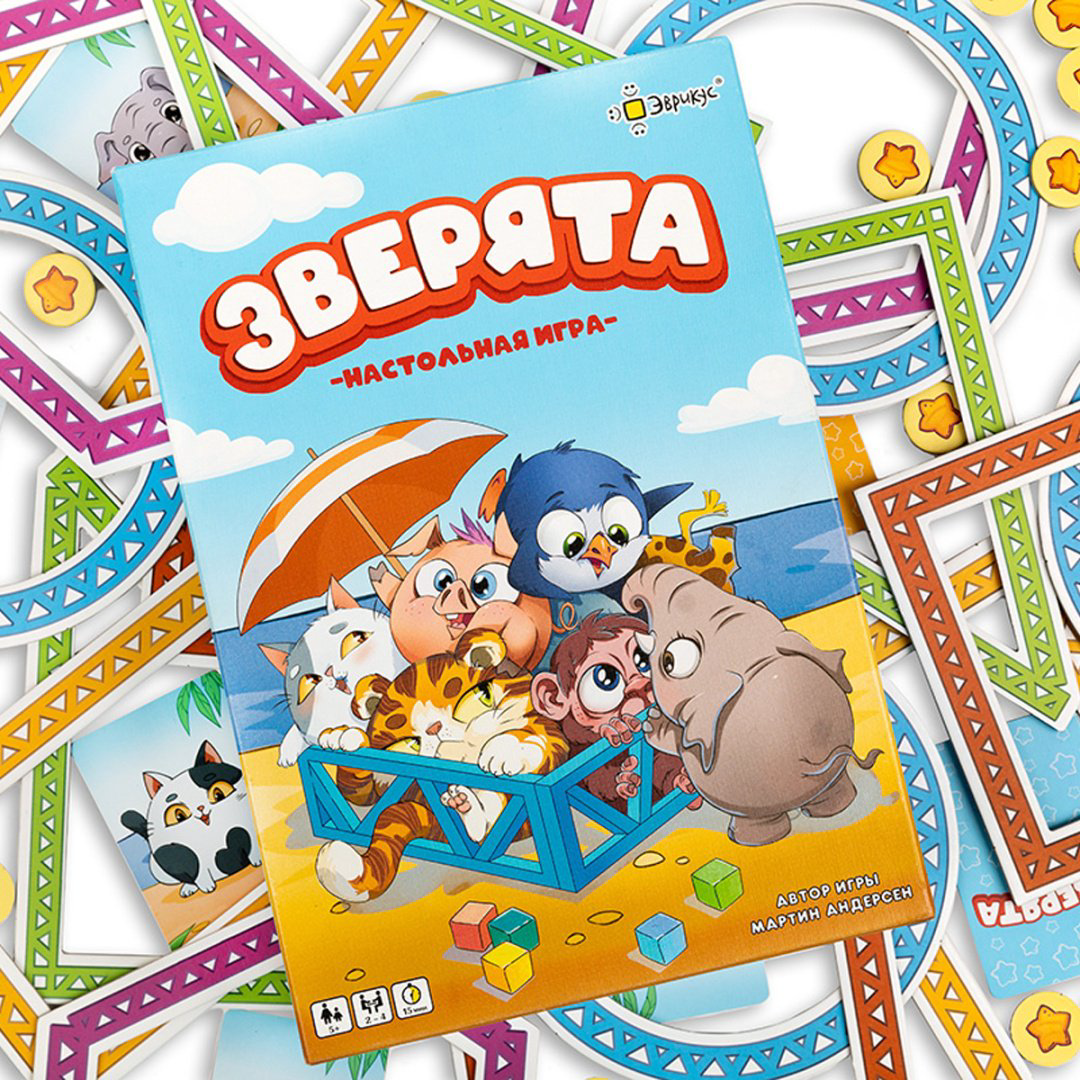 Настольная игра Эврикус Зверята купить,NaN