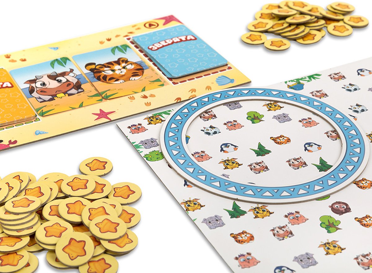 Настольная игра Эврикус Зверята - ForteMarket Настольная игра Эврикус Зверята купить,0