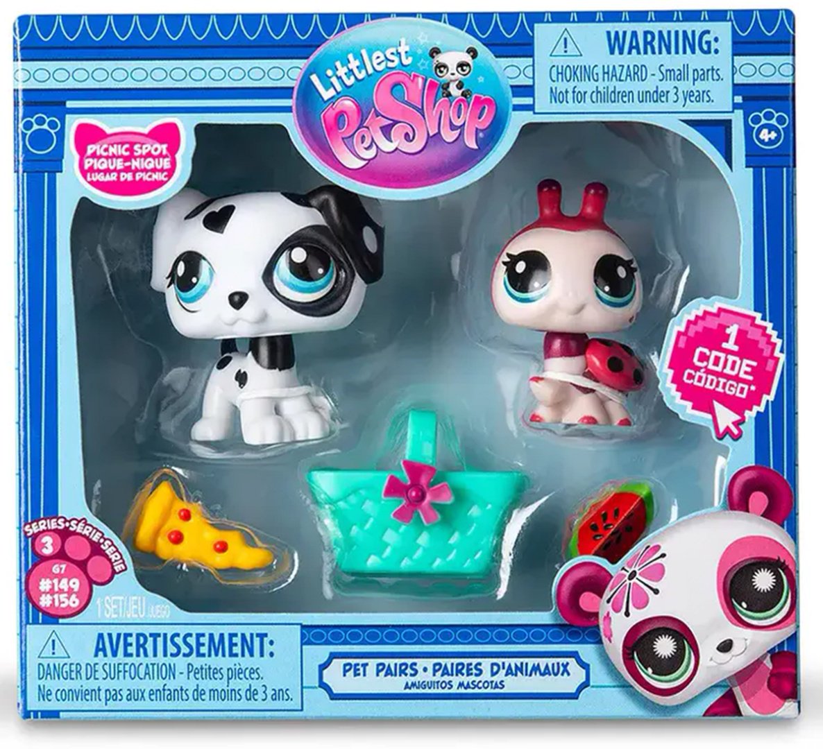 Набор Littlest Pet Shop "Пара друзей", Далматинец и Божья коровка купить,0