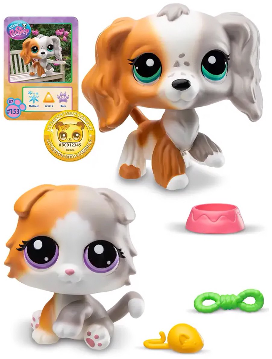 Набор Littlest Pet Shop "Пара друзей", Шотландская вислоухая и Кокер-спаниель