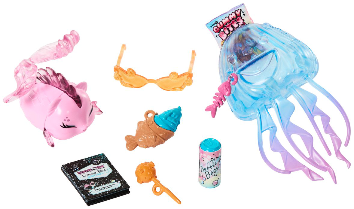 Кукла-модель Monster High Лагуна Блю с рыбкой Нептун 28 см купить,NaN