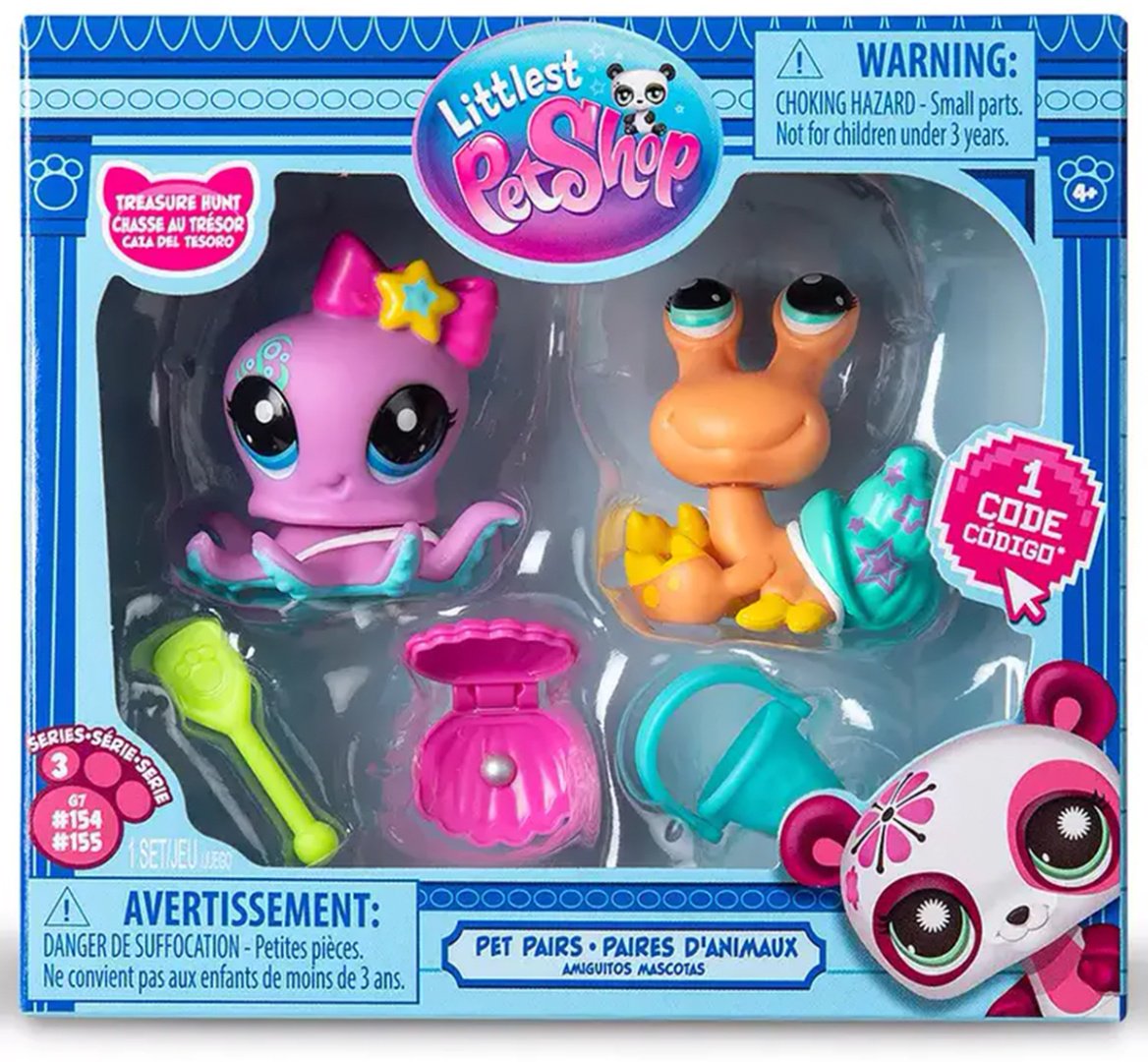 Набор Littlest Pet Shop "Пара друзей", Осьминог и Краб - ForteMarket Набор Littlest Pet Shop "Пара друзей", Осьминог и Краб купить,0