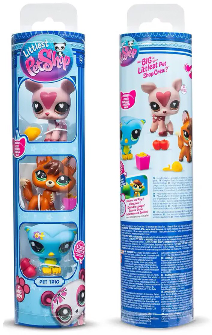 Набор Littlest Pet Shop "Три&nbsp;друга",&nbsp;Сова,&nbsp;Олень&nbsp;и&nbsp;Лиса купить,NaN