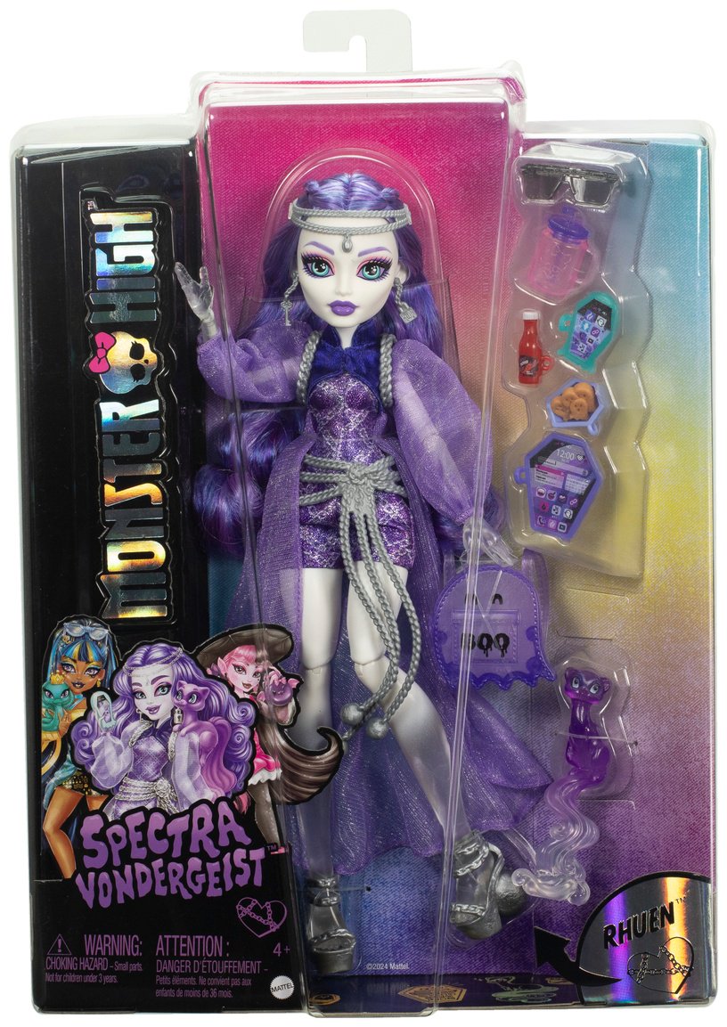 Кукла-модель Monster High Спектра Вондергейст 28 см купить,0
