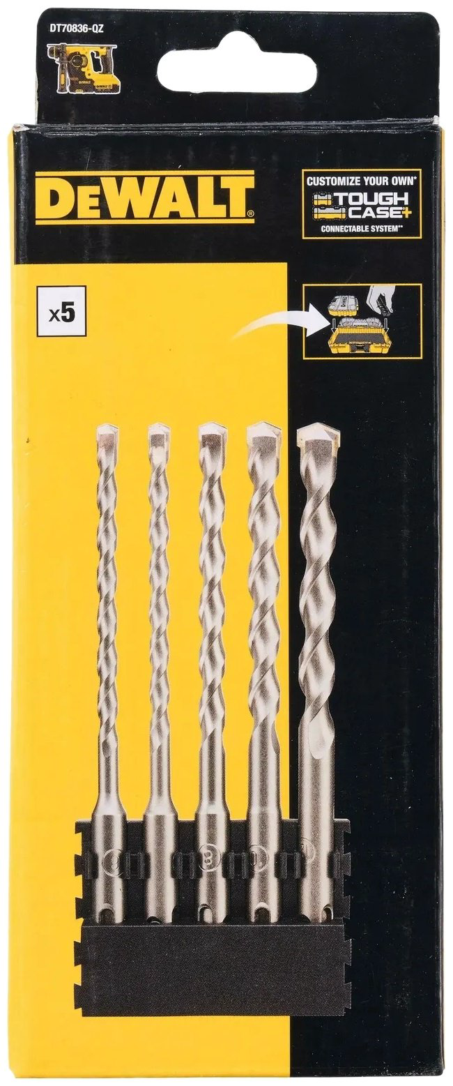 Сверло DeWALT спиральное DT70836-QZ 12 мм, 5 шт.