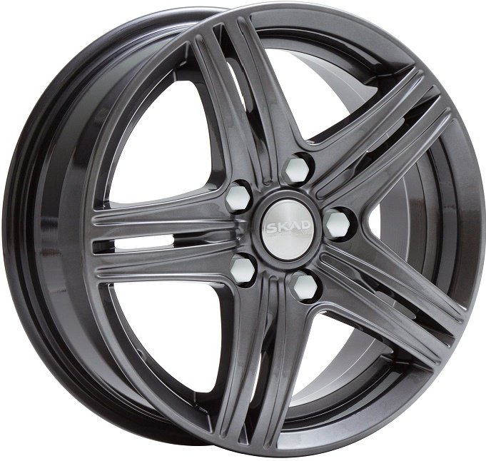 Комплект дисков Skad City 1302227 5x100 R15x6 CB57,1 ET40 графит  купить,225420