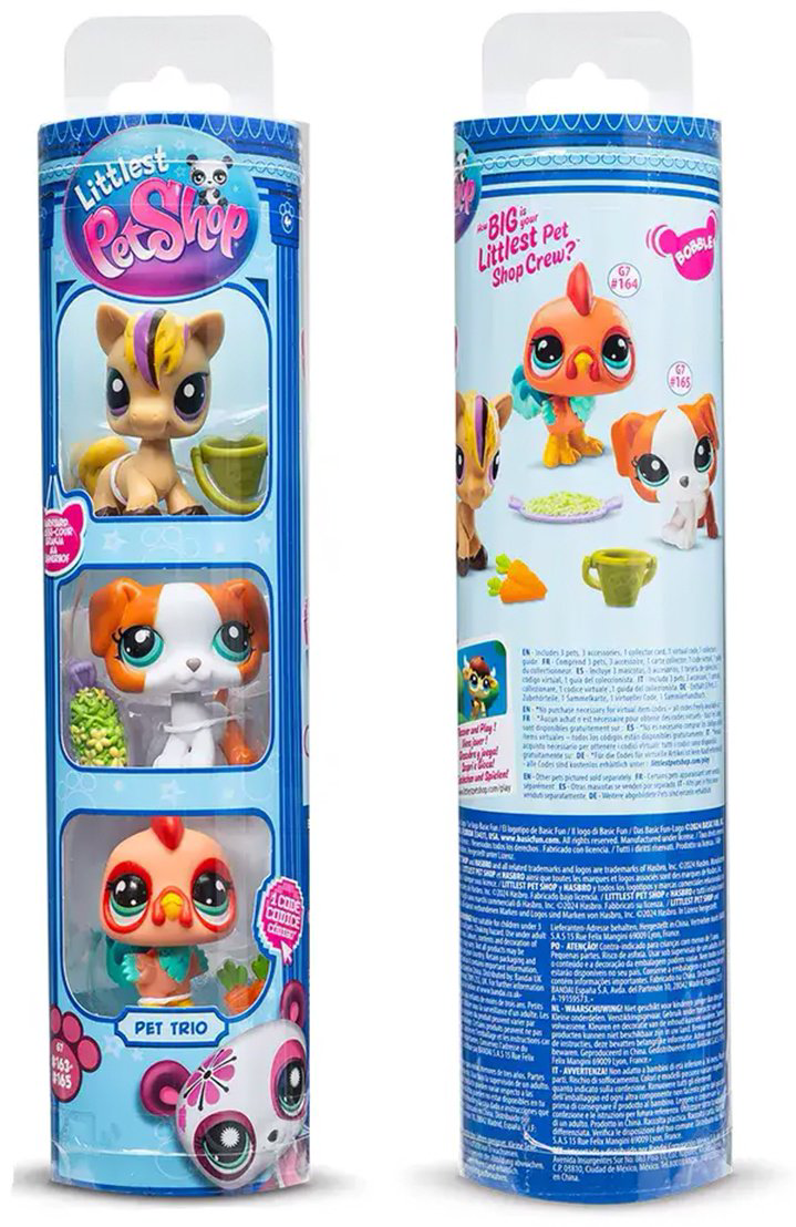 Набор Littlest Pet Shop "Три&nbsp;друга",&nbsp;Лошадь,&nbsp;Петух,&nbsp;Терьер купить,NaN