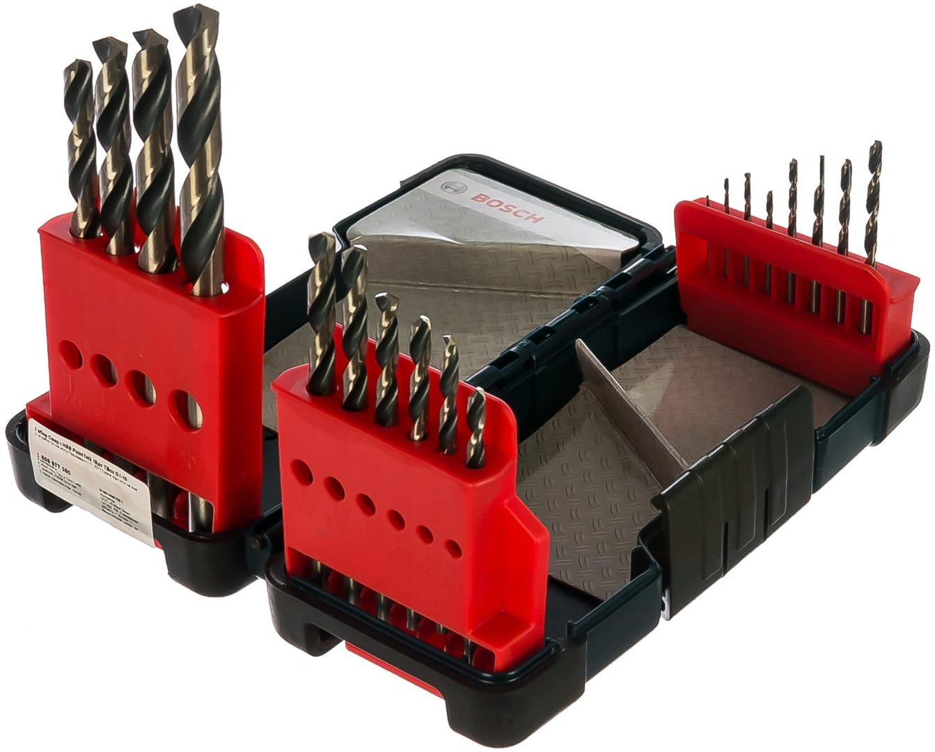 Сверло Bosch по металлу HSS PointTeQ TBox, набор из 18 шт.