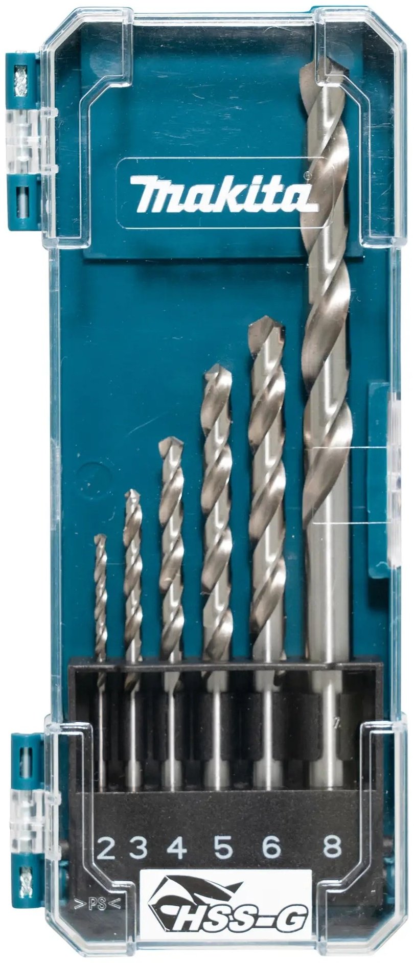 Сверло Makita набор по металлу HSS D-75742, 6 шт.