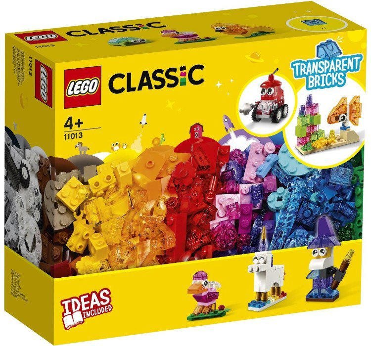 Конструктор Lego Классика Прозрачные кубики 11013 500 деталей купить,NaN