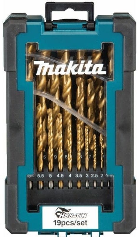 Сверло Makita спиральное D-72229 10 мм, 19 шт.