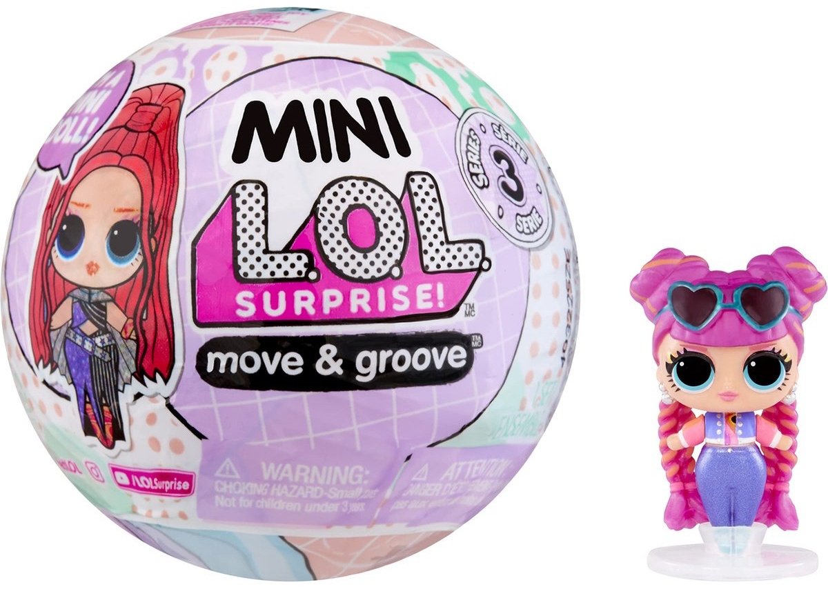 Кукла-сюрприз L.O.L. Surprise! Mini Move-and-Groove 8 см купить,NaN