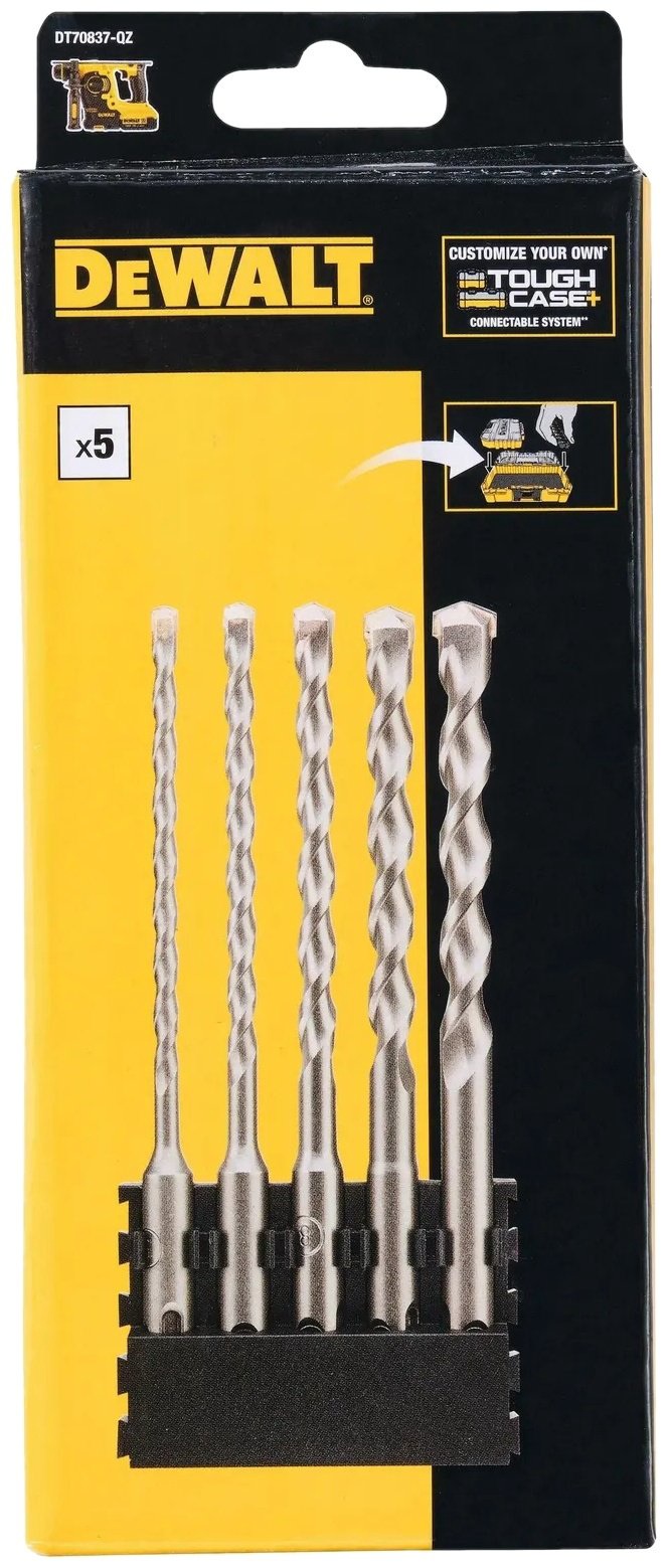 Сверло DeWALT спиральное DT70837-QZ 12 мм, 5 шт.