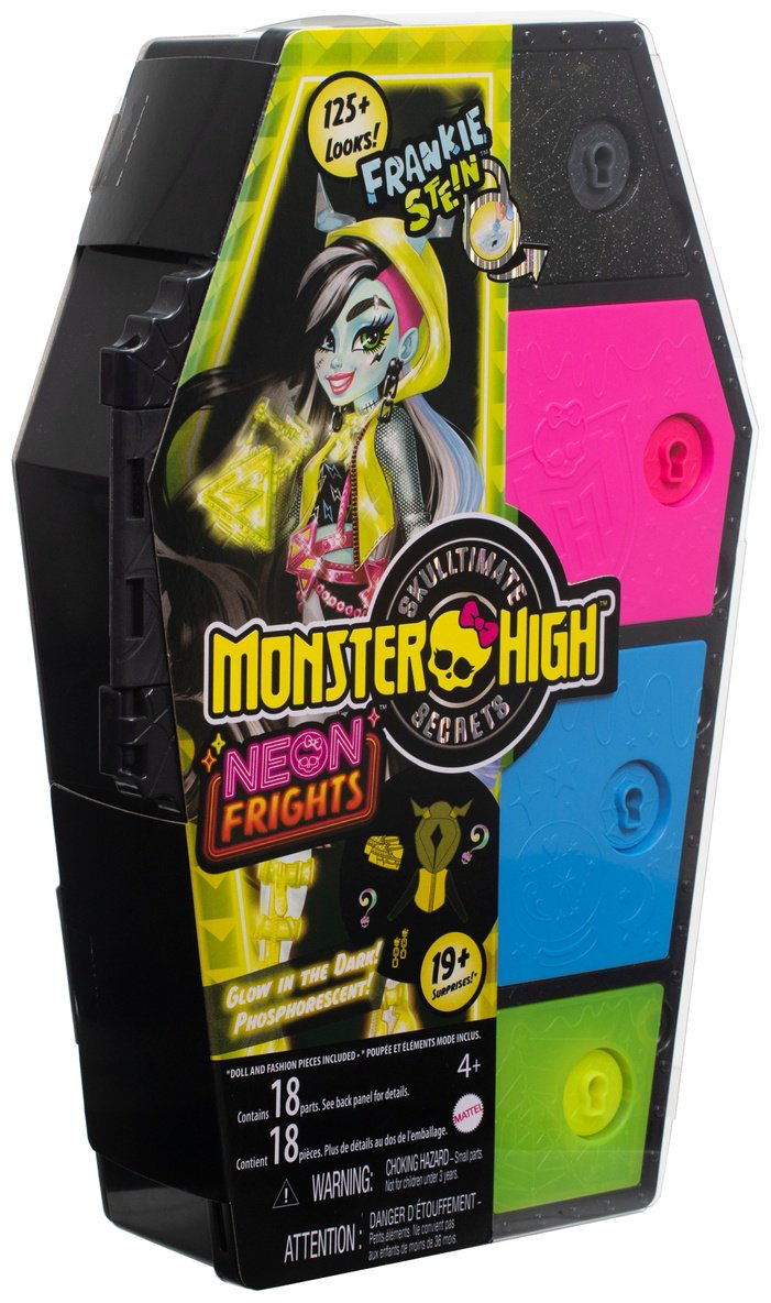 Кукла-модель Monster High Neon Frights - Фрэнки Штейн 27 см купить,NaN