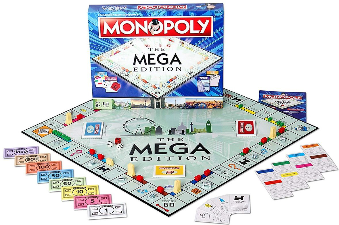 Настольная игра Hasbro Монополия Mega 002459 купить,NaN