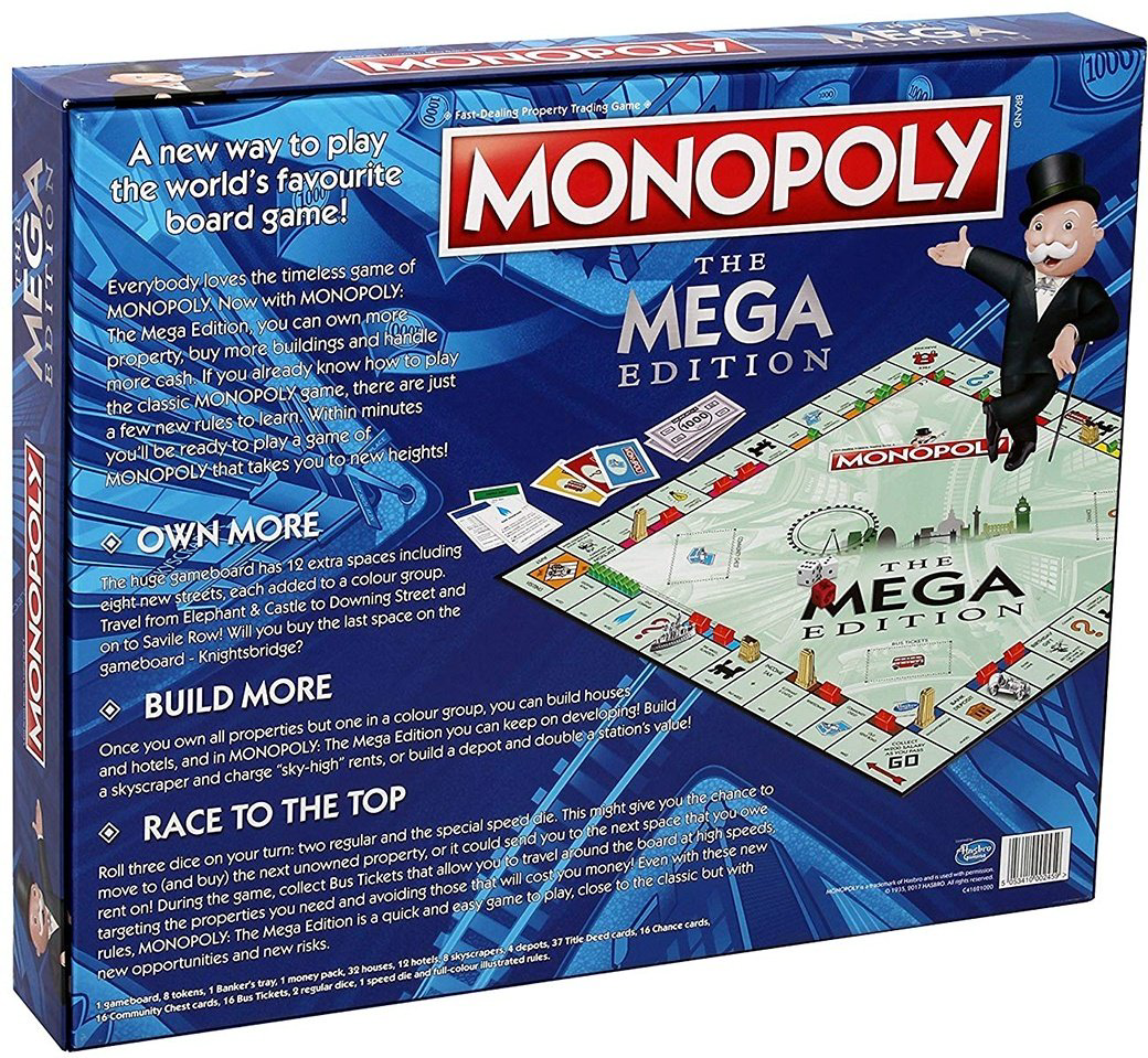 Настольная игра Hasbro Монополия Mega 002459 купить,NaN