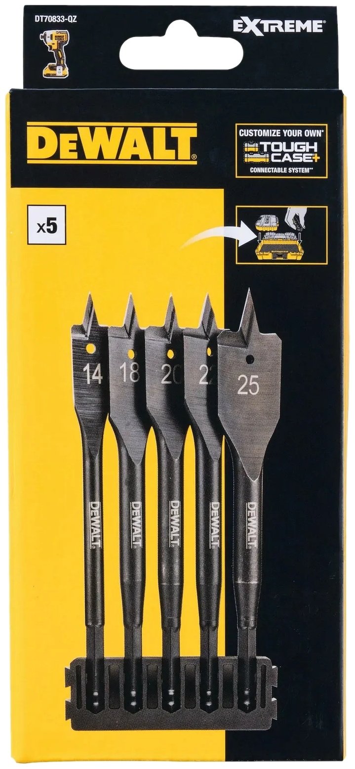 Сверло DeWALT перьевое DT70833-QZ 25 мм, 5 шт. - ForteMarket Сверло DeWALT перьевое DT70833-QZ 25 мм, 5 шт. купить,0