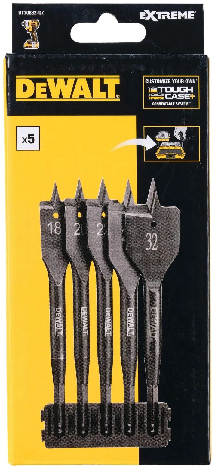 Сверло DeWALT перьевое DT70832-QZ 32 мм, 5 шт.